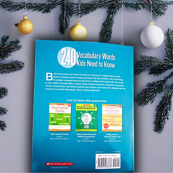 Scholastic Grade 3 Vocabulary Words Workbook - Picture 6 of 8